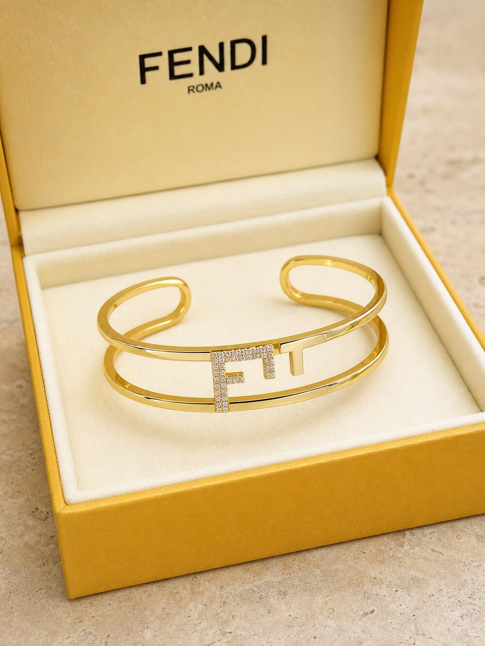 Fendi Modern Designer Bracelet Style 2 | New with Box - Picture 4 of 9